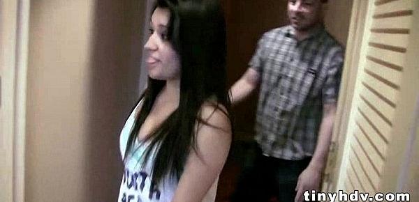  Teenie tiny girl fucked silly Selena Santoro 91